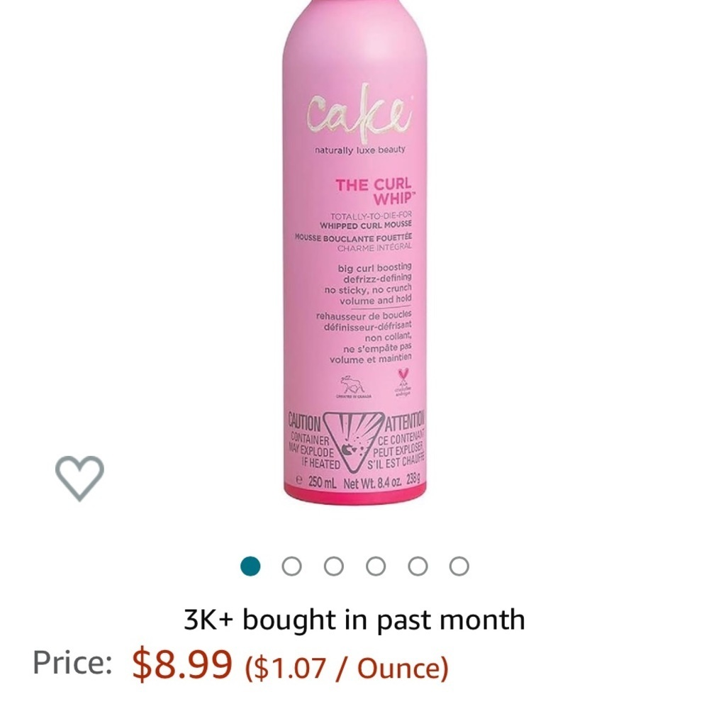 COPY - CAKE THE CURL WHIP MOUSSE. I HAVE 5 available. I’ll be happy to bundle!